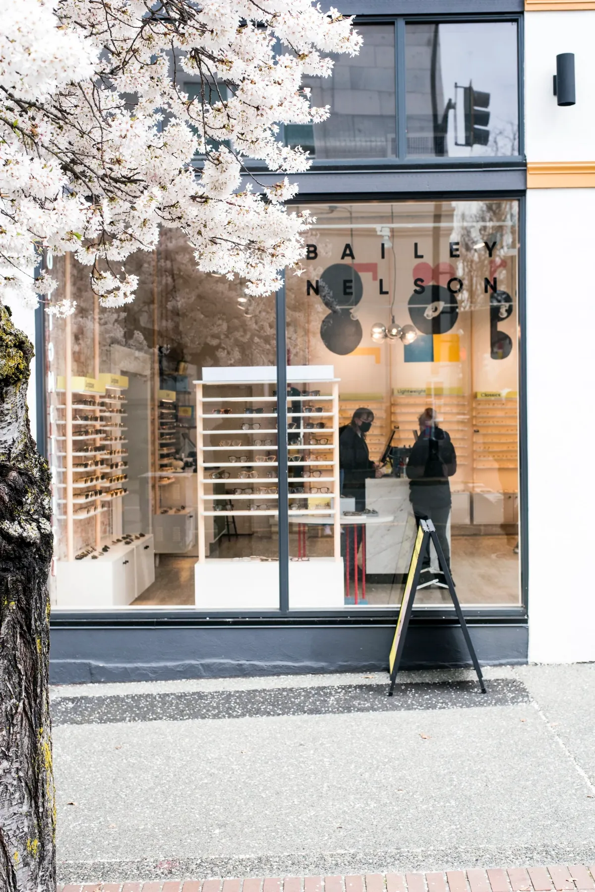 The Bailey Nelson storefront on the ground floor