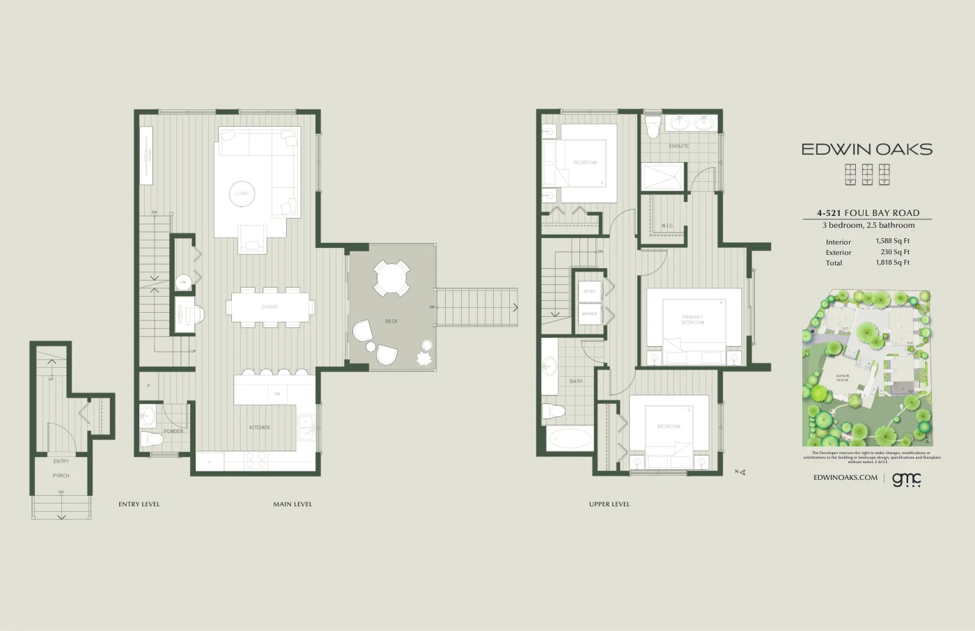 Floor plan — 4 – 521 Foul Bay Road