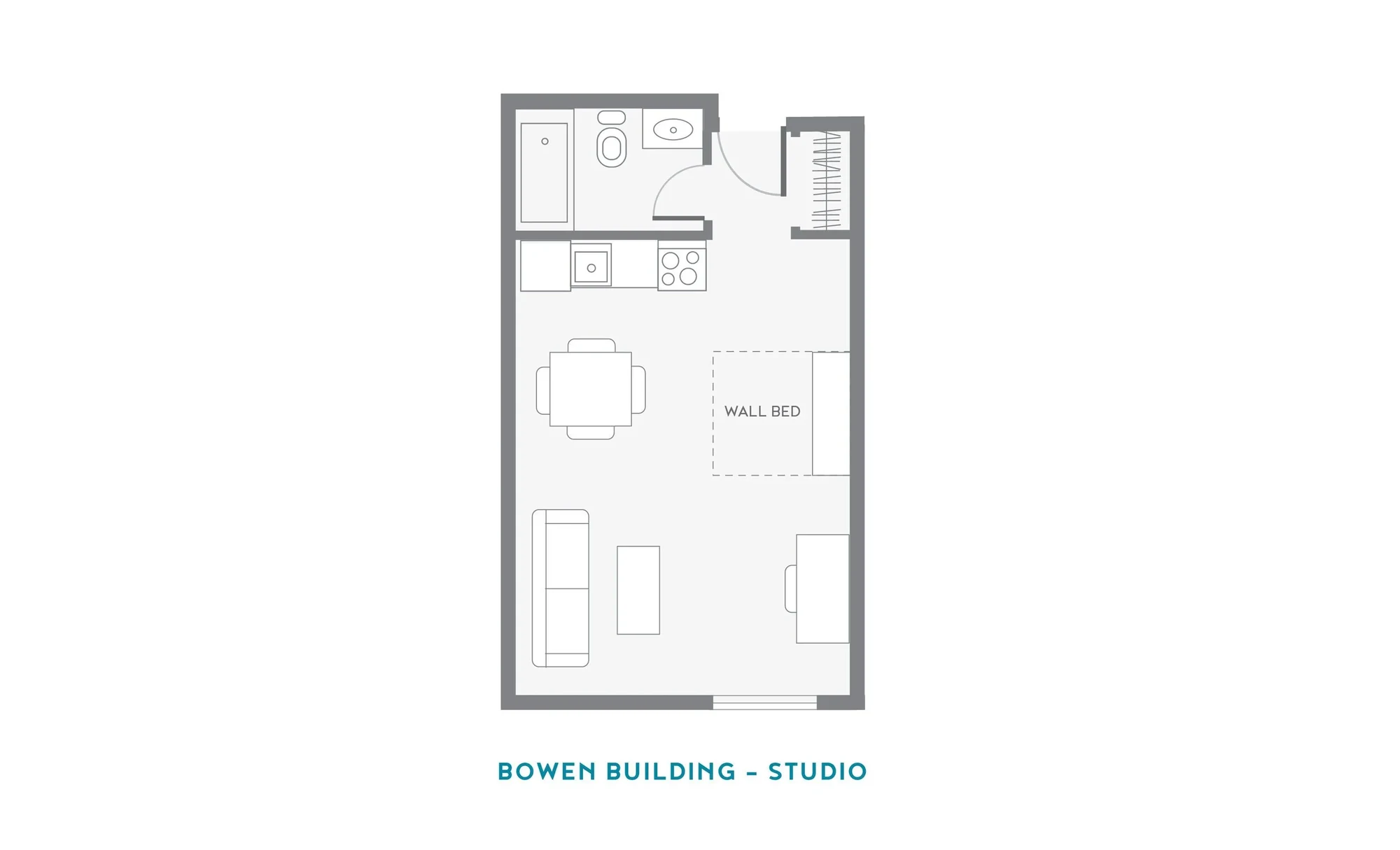 Floor plan: Bowen building, studio
