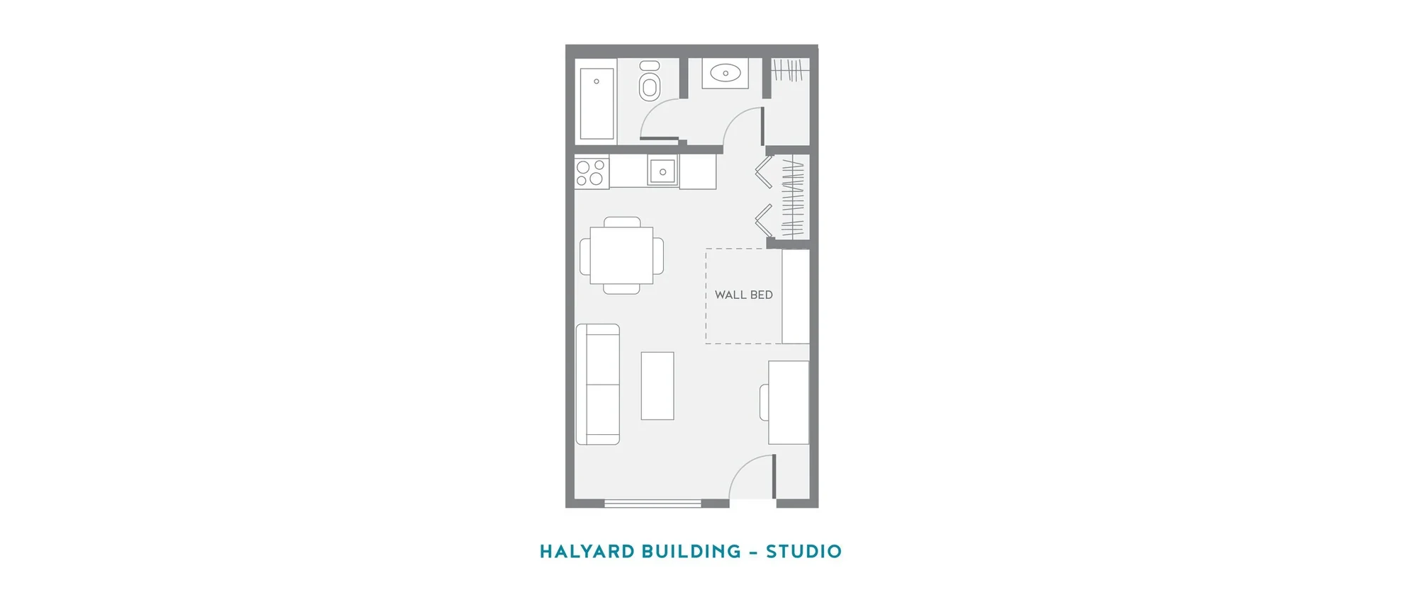 Floor plan: Halyard building, studio